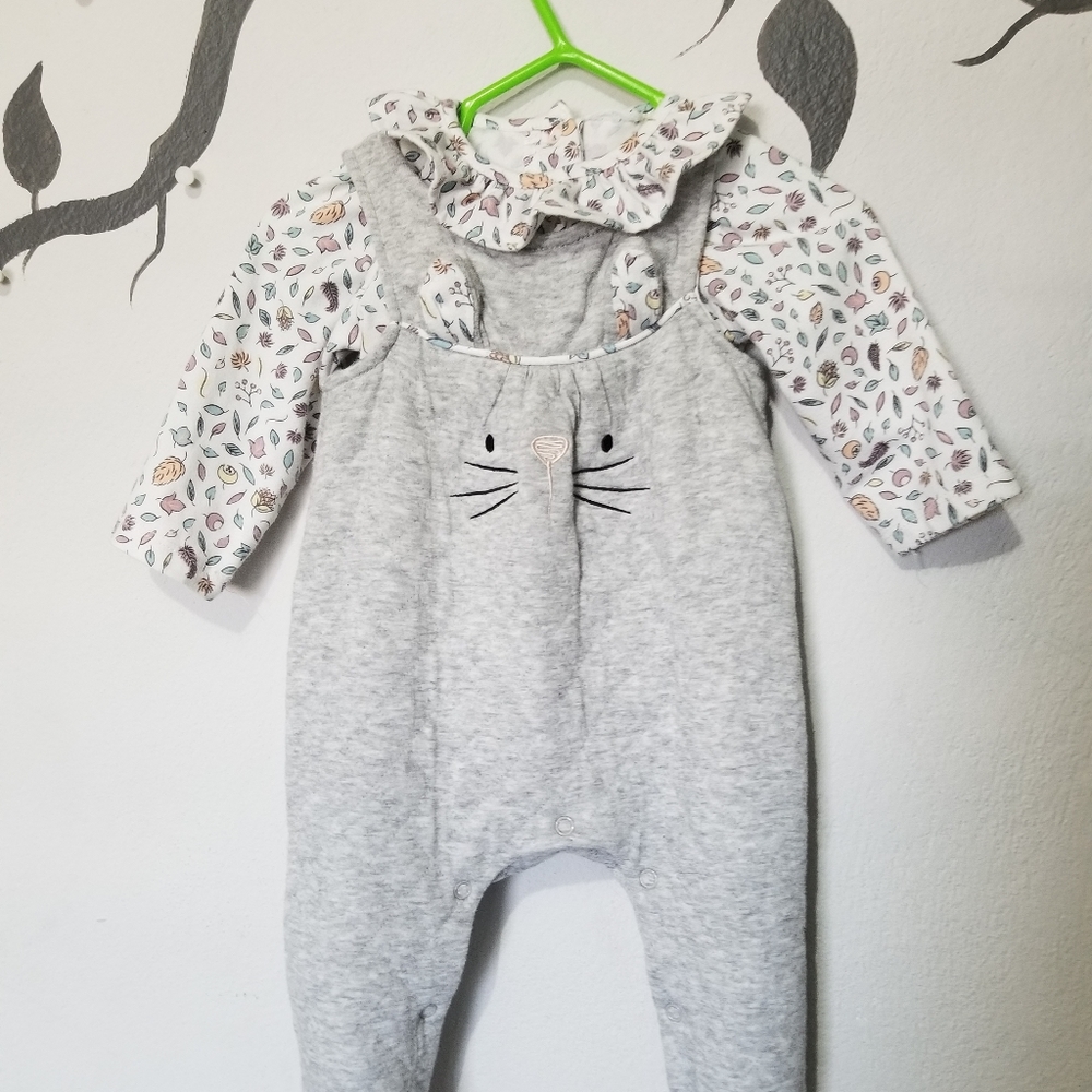 Dylan & Abby Quilted overall romper